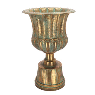 metalen vaas ronde voet Paris 71cm - Eliassen.nl