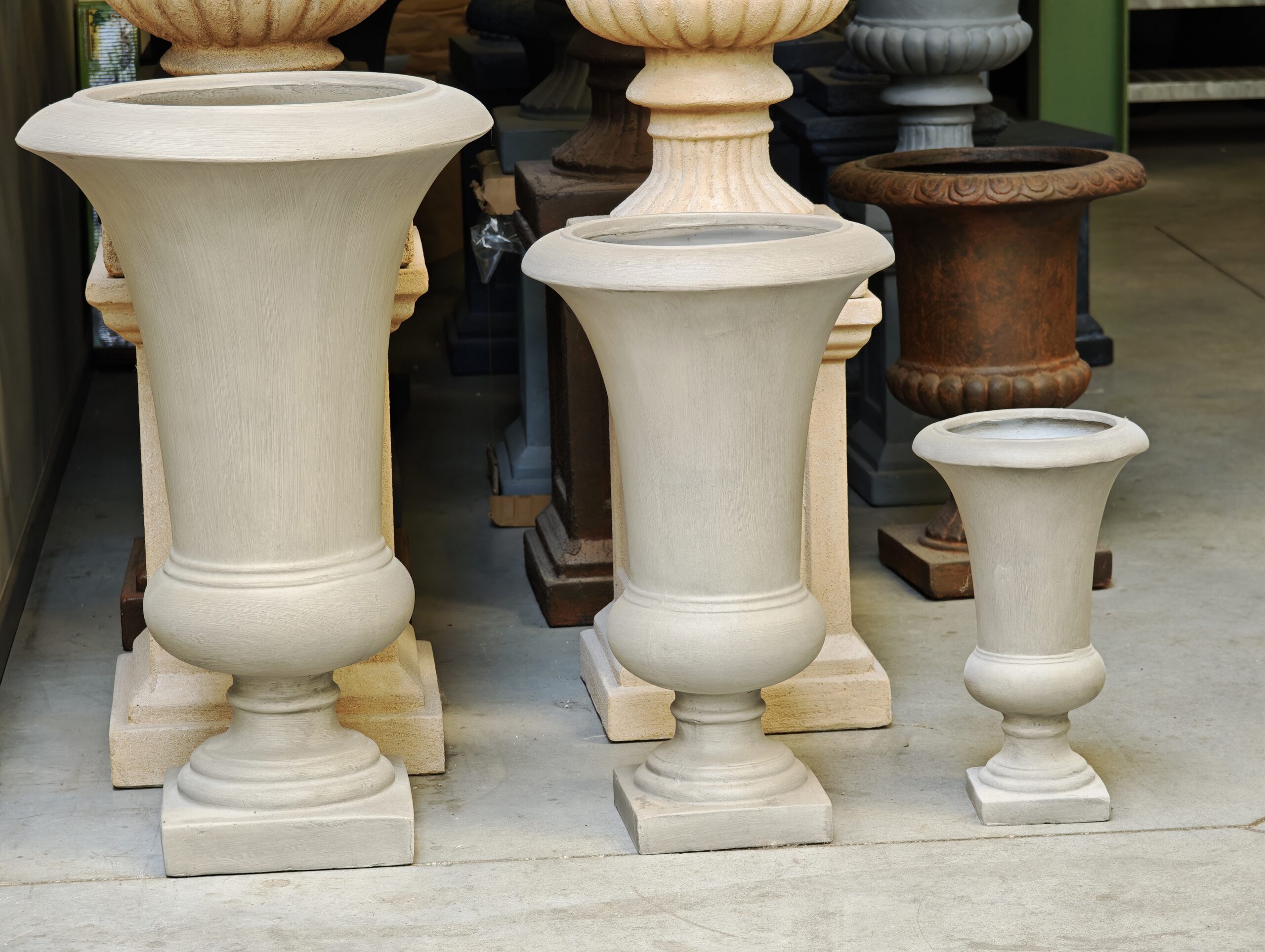 Vase Rondo 60cm gray