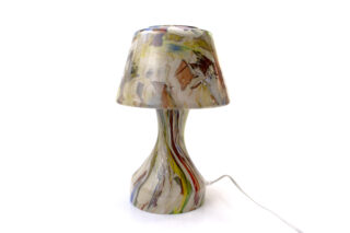 glaslamp mushroom multicolor loranto 36cm - Eliassen.nl