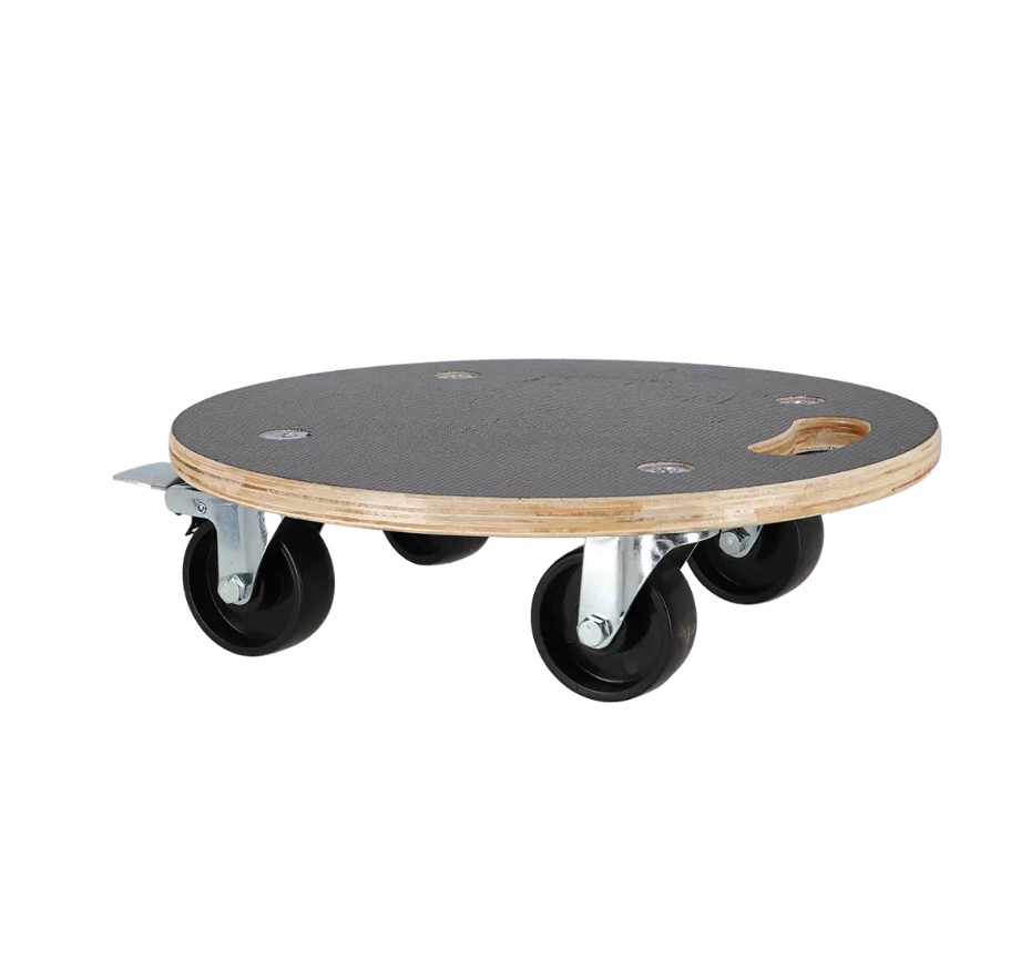 Ronde trolley met een belastingsgewicht van 200kg - Eliassen.nl