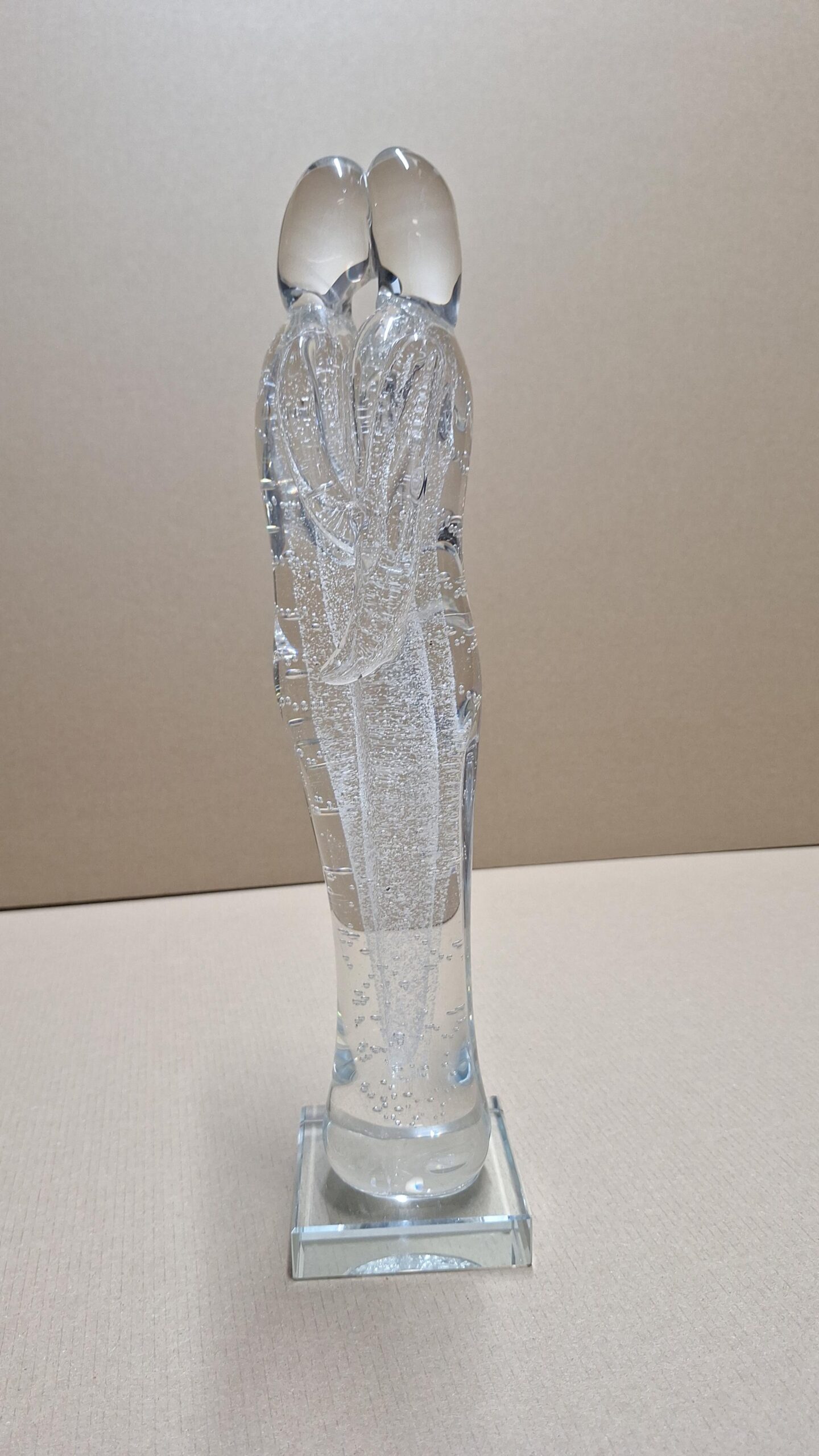 beeld van glas Heldere liefde 36cm - Eliassen.nl