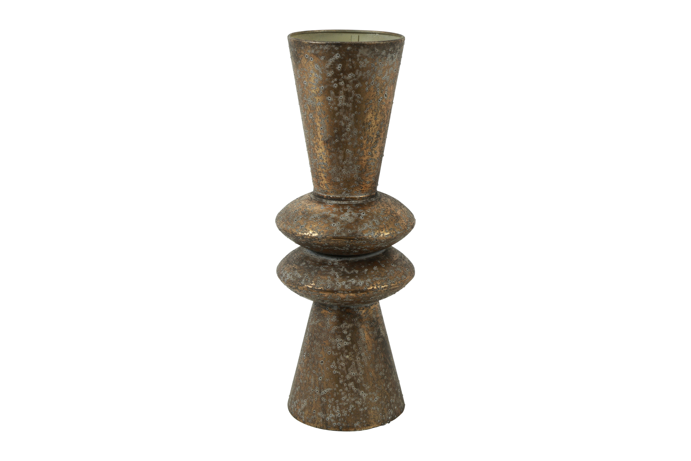 metalen vaas aron goud 48cm - Eliassen.nl