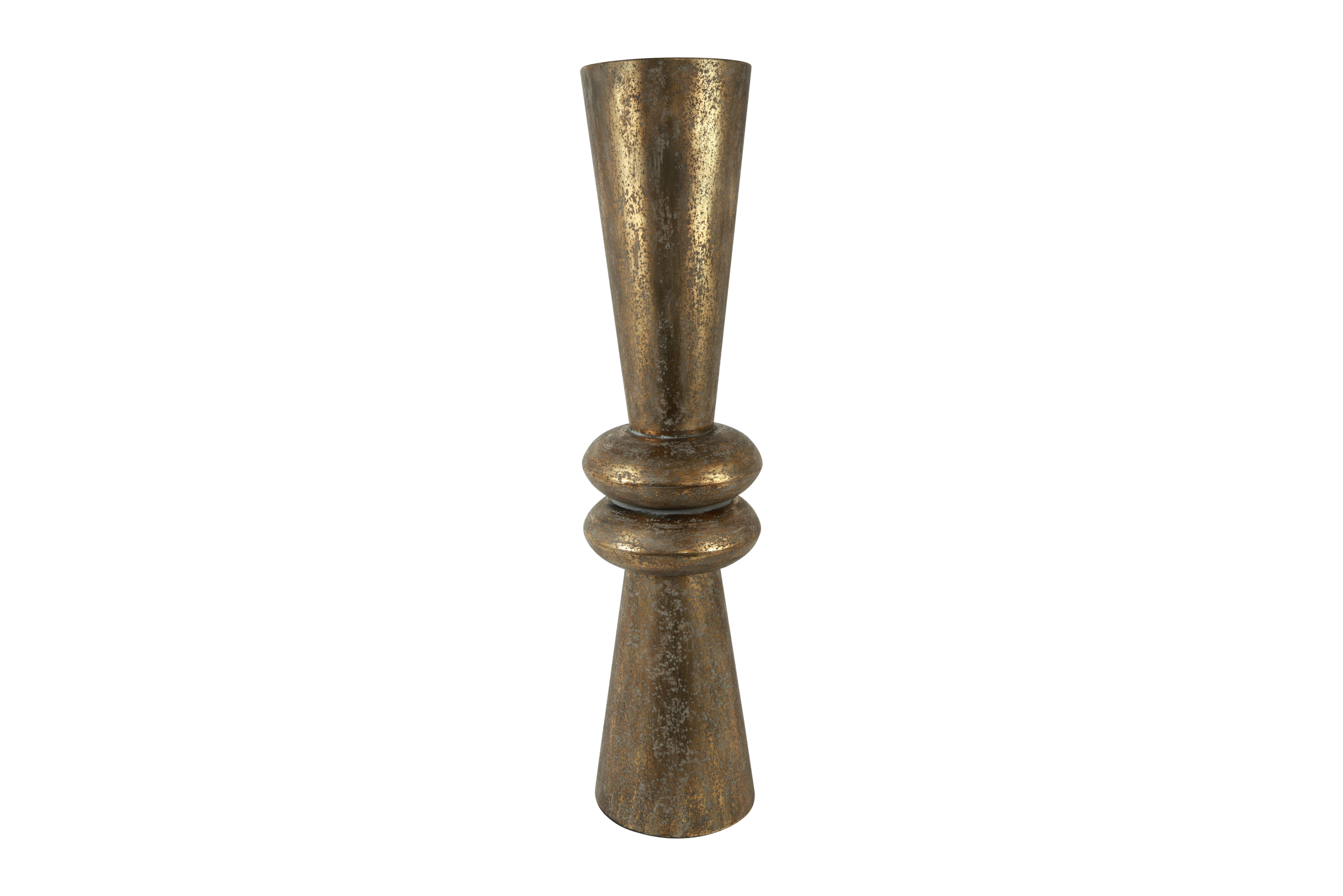 metalen vaas aron 117cm goud - Eliassen.nl