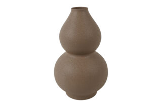 metalen vaas jurie bruin 29cm - Eliassen.nl