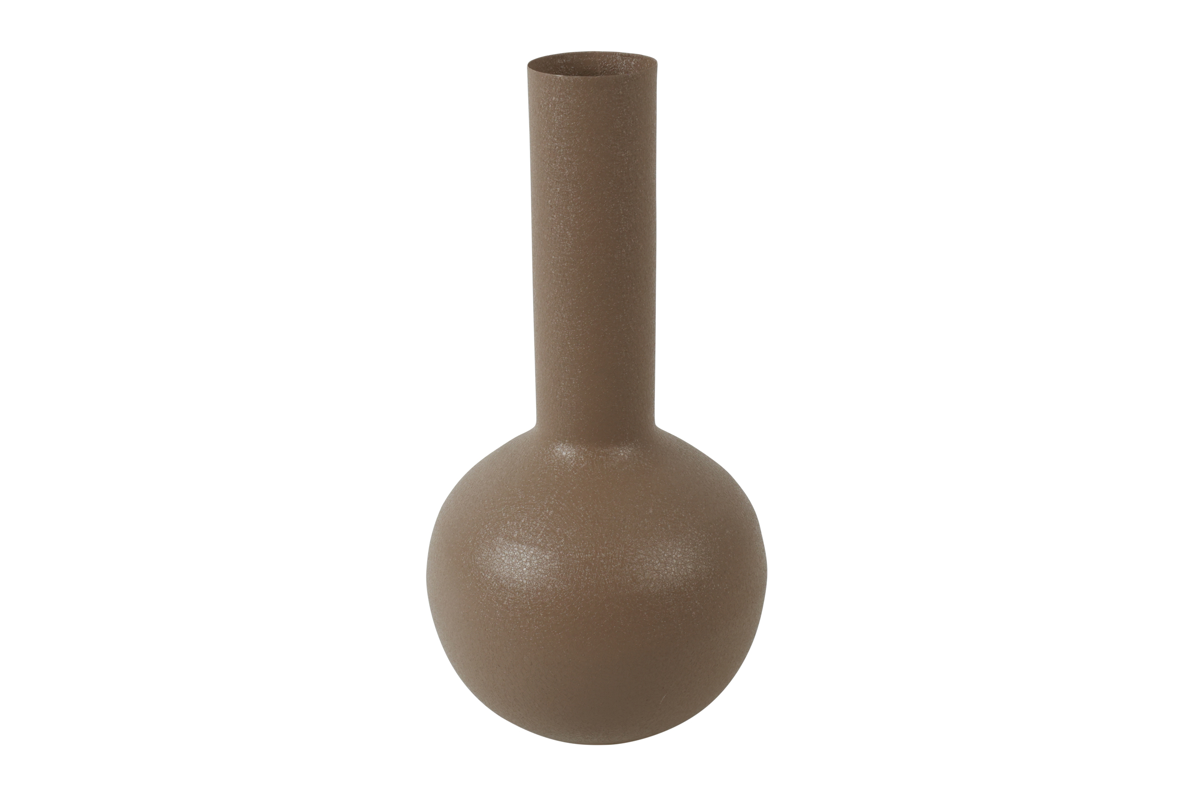 metalen vaas juri bruin 35cm - Eliassen.nl