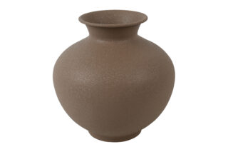 metalen vaas kassel bruin 23cm - Eliassen.nl