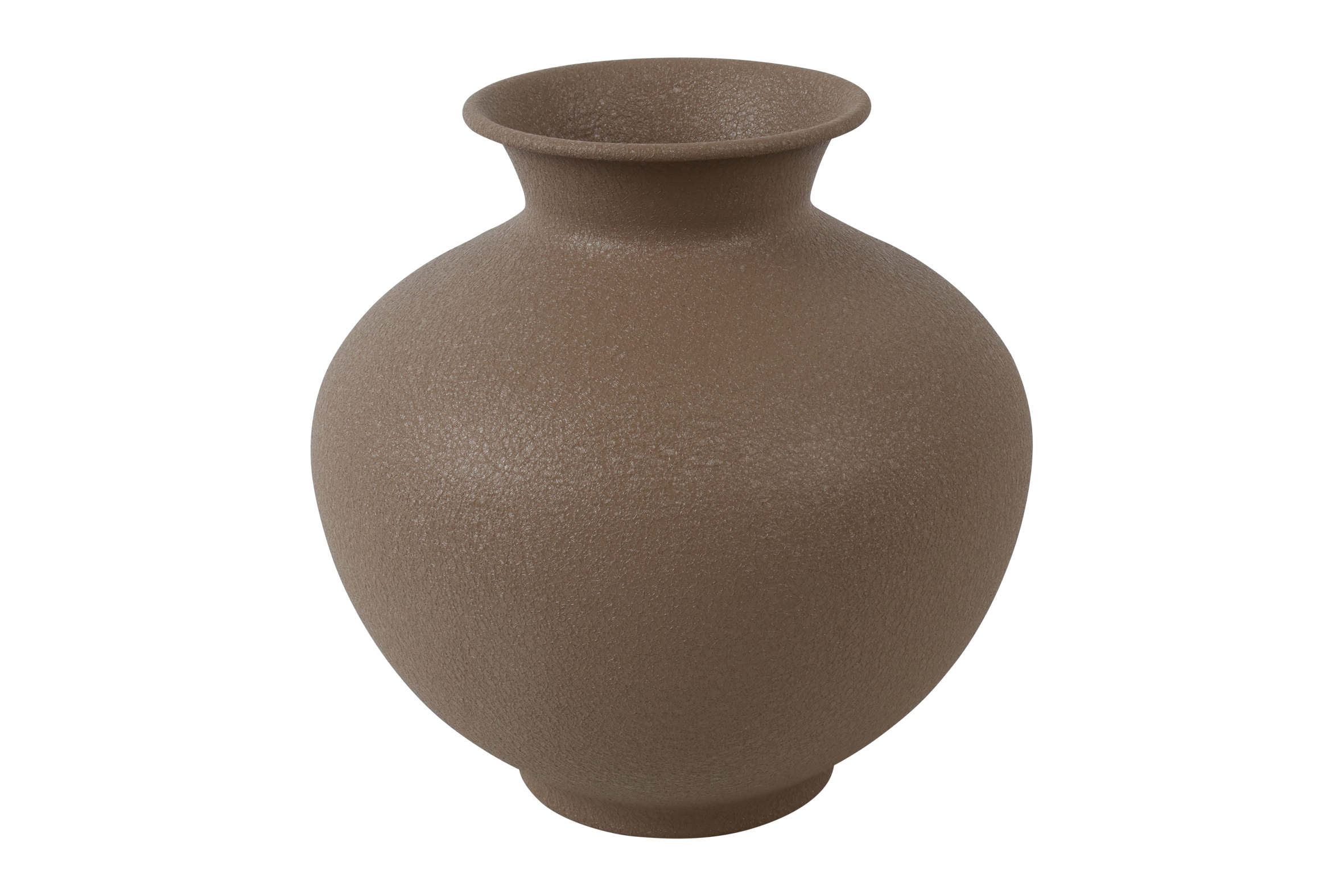 metalen vaas kassel bruin 23cm - Eliassen.nl