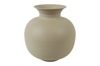 metalen vaas faris 32cm creme- Eliassen.nl