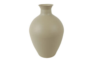 metalen vaas faris hoog creme - Eliassen.nl