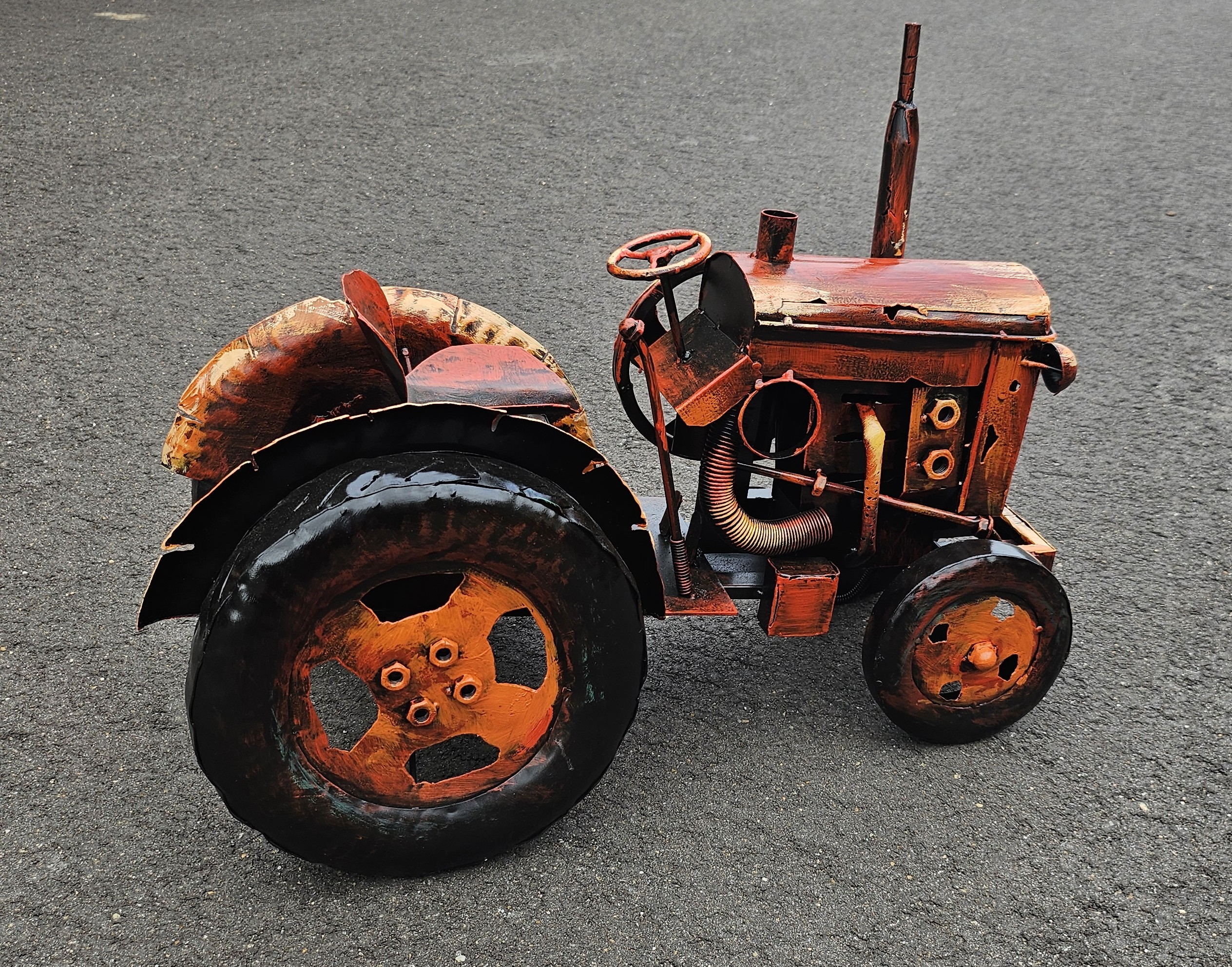 Tractor metaal groot 63cm - Eliassen.nl