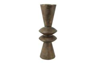 Metalen vaas Aron goud 58cm - Eliassen.nl