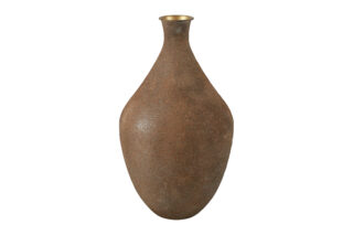 metalen vaas colin roestkleur 58cm - Eliassen.nl