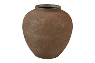 Metalen vaas bo colin roestkleur 28cm - Eliassen.nl