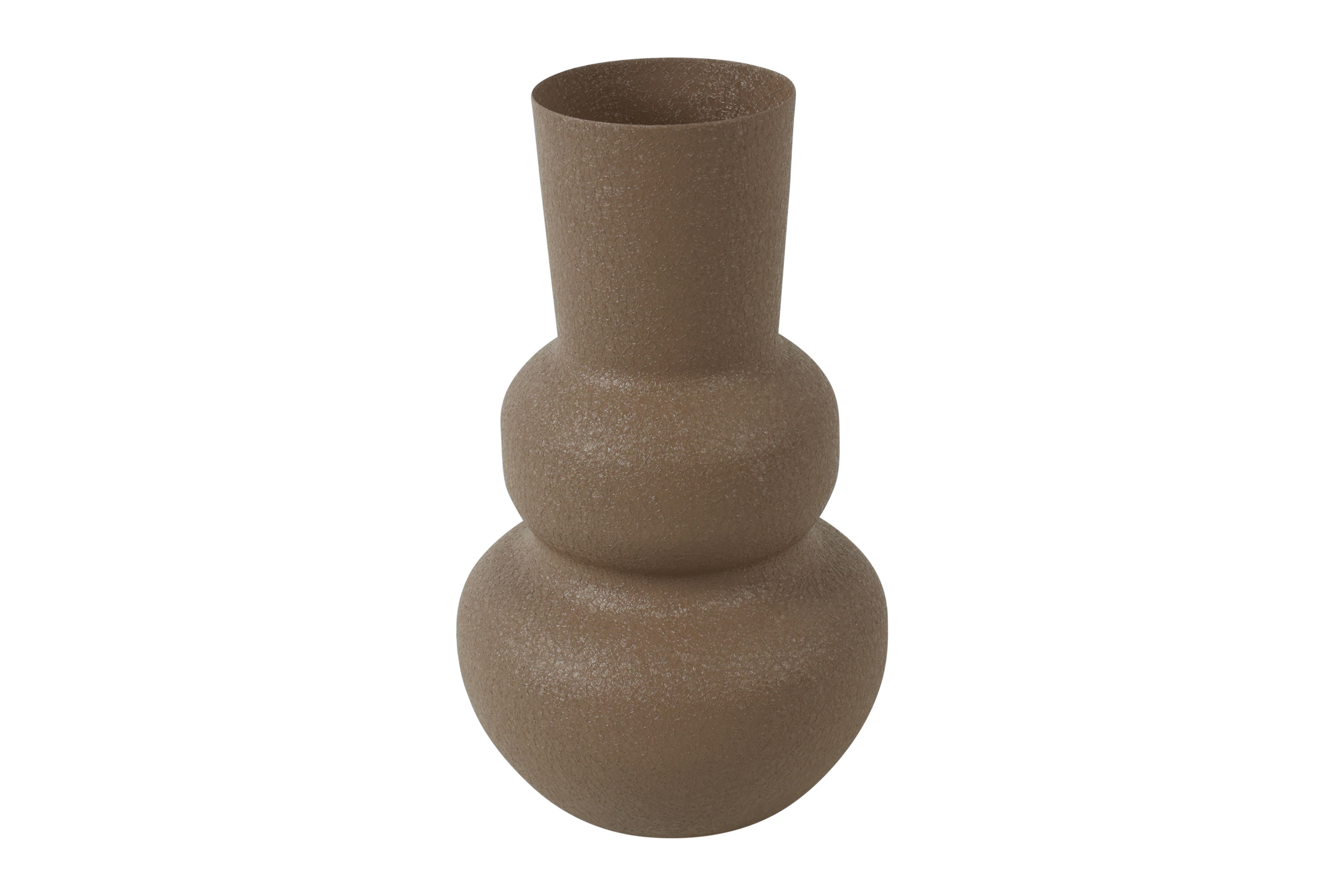 metalen vaas jana bruin 20cm - Eliassen.nl