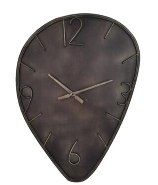 Wandklok Ringo organisch antraciet 78cm - Eliassen.nl