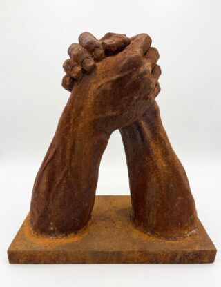 Sculptuur gietijzer Eeuwige Vriendschap 49cm - Eliassen.nl