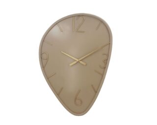 Wandklok Ringo organisch beige 78cm - Eliassen.nl