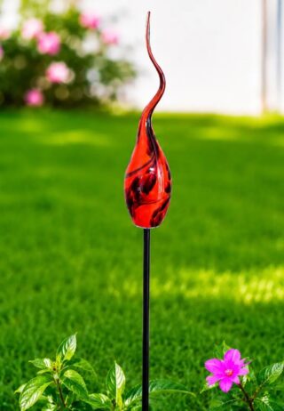 tuinsteker swirl rood 100cm - Eliassen.nl