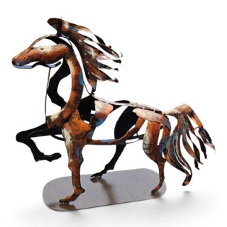 Metalen beeld Paard 57cm