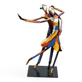 Beeld metaal Danspaar 40cm