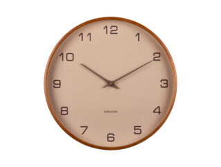 Karlsson wandklok Acento wood zandkleur 40cm - Eliassen.nl