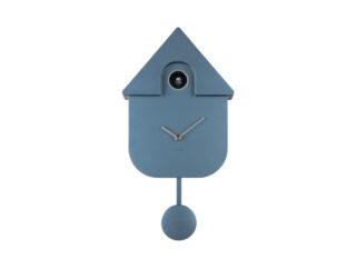 Karlsson wandklok Modern Cuckoo Metallic donker blauw 41cm - Eliassen.nl