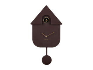 Karlsson wandklok Modern Cuckoo Oro jungle bruin 41cm - Eliassen.nl