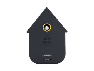Karlsson Soundbox Modern Cuckoo zwart 11,5cm - Eliassen.nl
