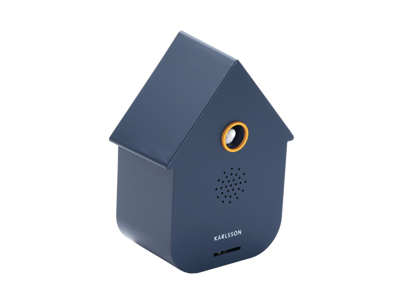 Karlsson Soundbox Modern Cuckoo donker blauw 11,5cm