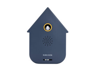 Karlsson Soundbox Modern Cuckoo donker blauw 11,5cm - Eliassen.nl