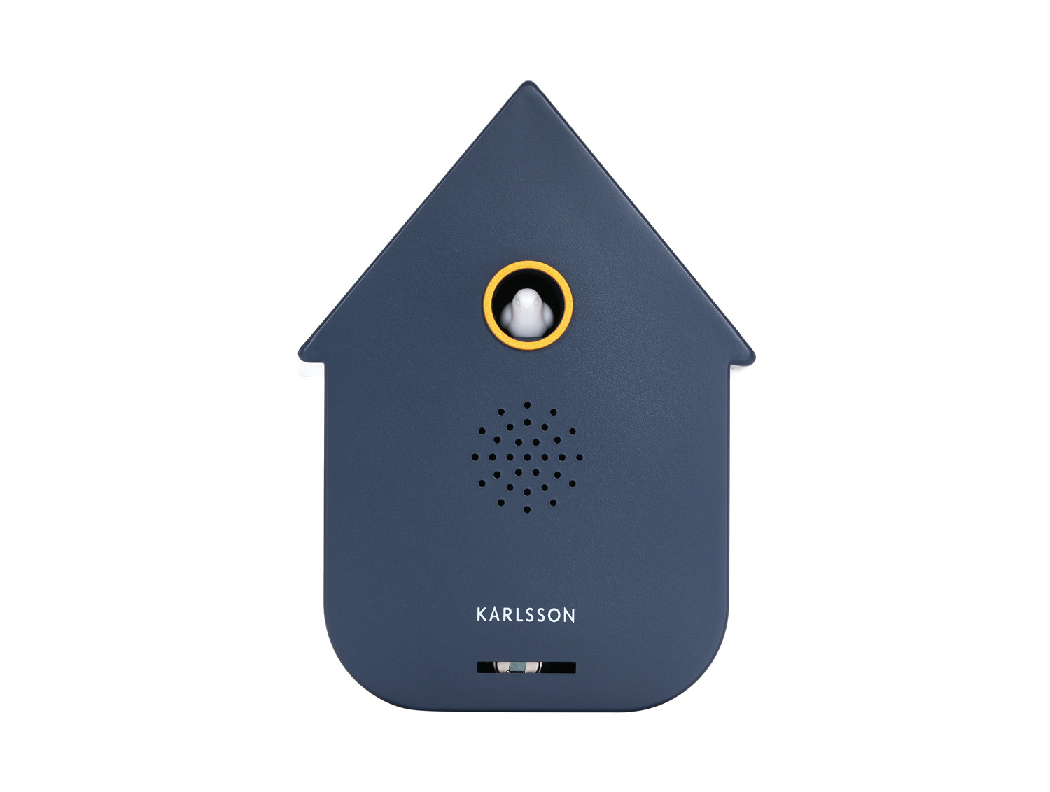 Karlsson Soundbox Modern Cuckoo donker blauw 11,5cm - Eliassen.nl