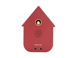 Karlsson Soundbox Modern Cuckoo rood 11,5cm - Eliassen.nl