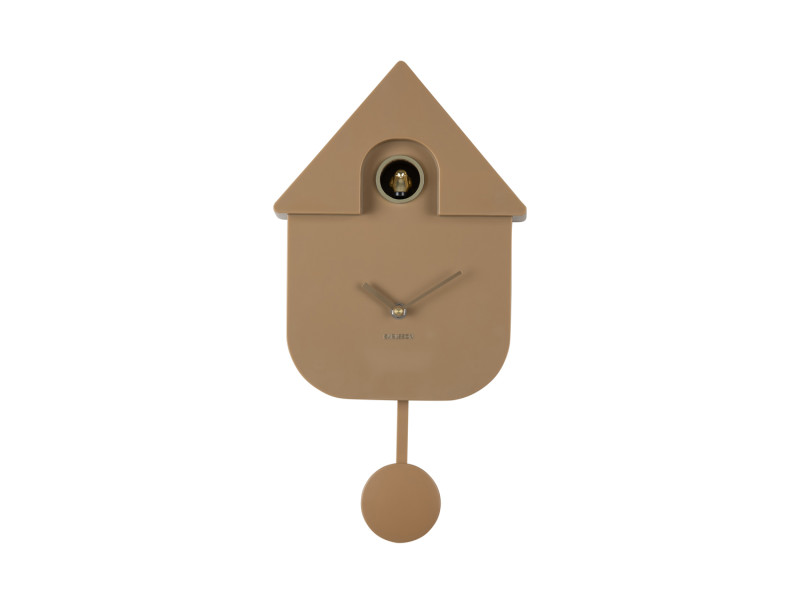 Karlsson wandklok Modern Cuckoo Oro mokka bruin 41cm-Eliassen.nl