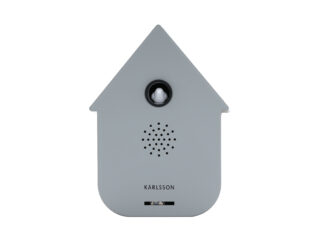 Karlsson Soundbox Modern Cuckoo grijs 11,5cm - Eliassen.nl