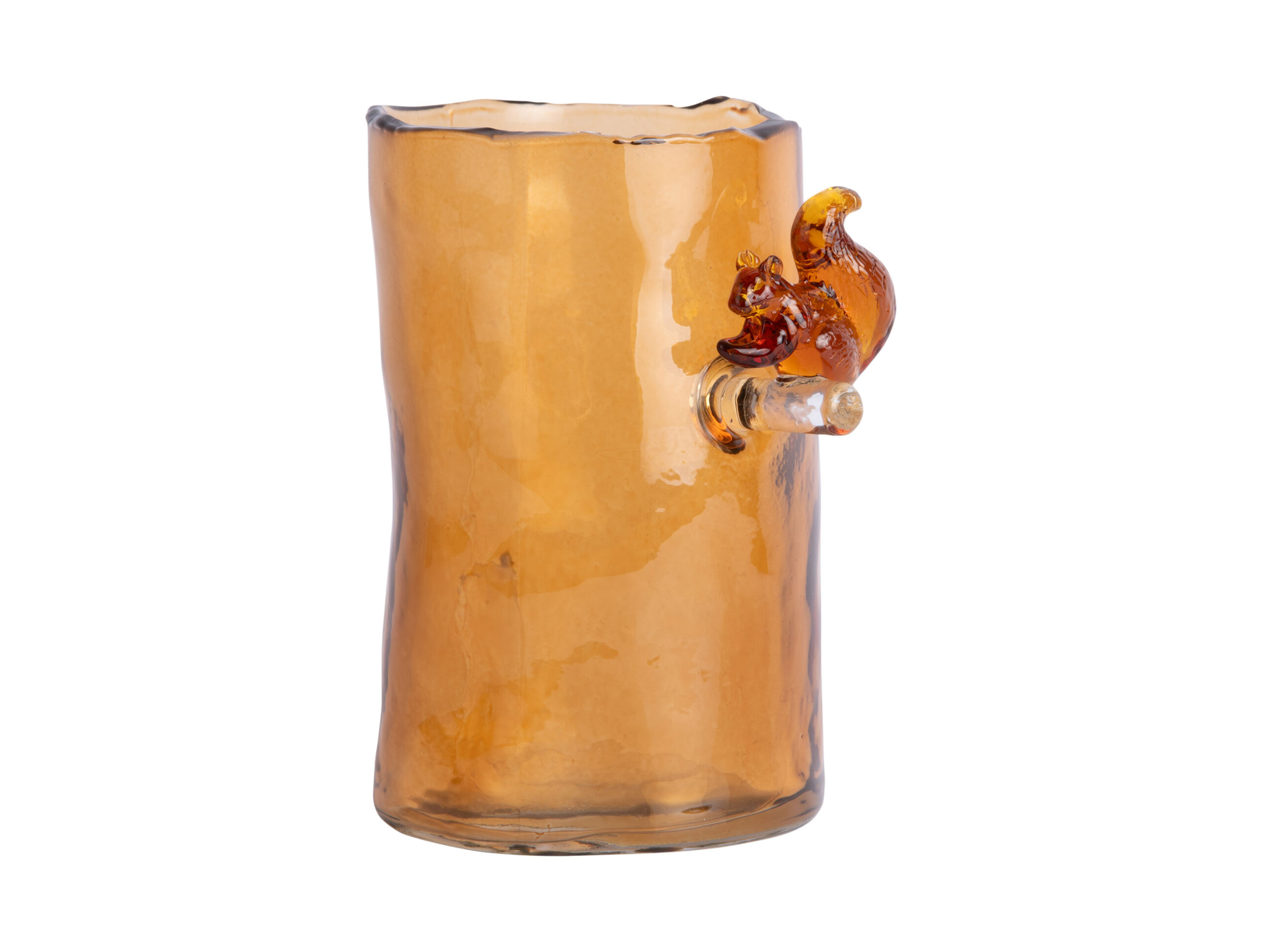Karlsson glasvaas met eekhoorn oranje 15cm-Eliassen.nl