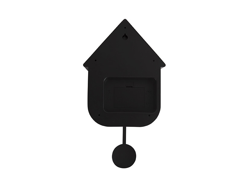 Karlsson wandklok Modern Cuckoo zwart 41cm