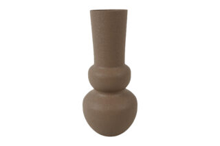 Metalen vaas Jana bruin 35cm - Eliassen.nl