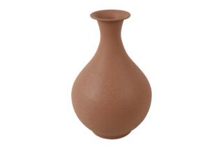 Metalen halsvaas Faris terra 35cm - Eliassen.nl