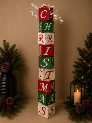 Kerst kado toren metaal 168cm - Eliassen.nl