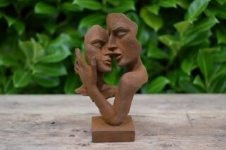 Lover duo gietijzer 30cm - Eliassen.nl